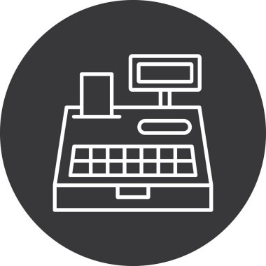 Modern simgenin vektör illüstrasyonu