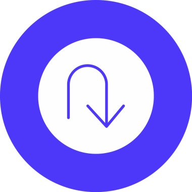 Ok. Web simgesi basit illüstrasyon