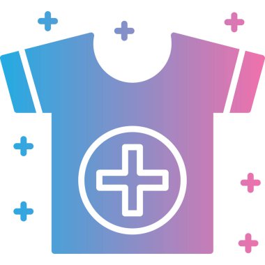 Gömlek. Web simgesi vektör illüstrasyonu