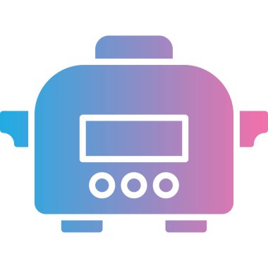 Gaz sobasının vektör simgesi