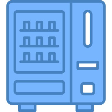 Buzdolabı modern simgesi, vektör illüstrasyonu