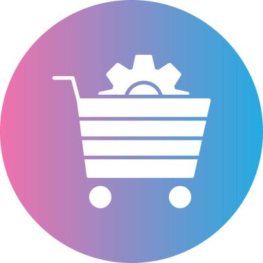 Modern simgenin vektör illüstrasyonu