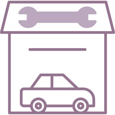 Araba dükkanı. Basit tasarım