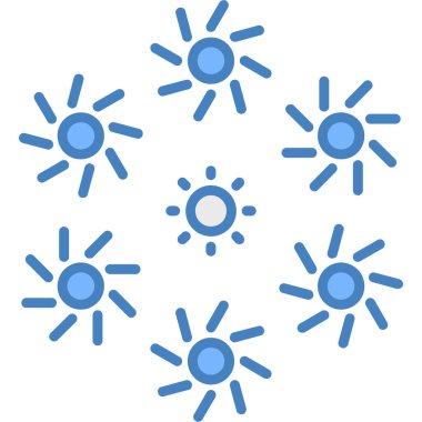 bakteri mikrop simgesi