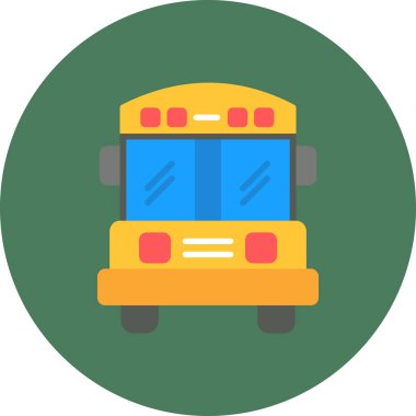 okul yolu vektör simgesi