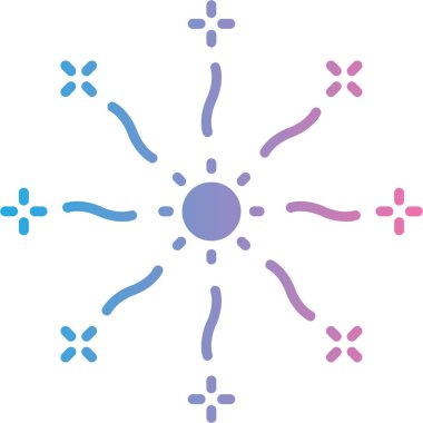 Kar tanesi. Web simgesi basit illüstrasyon