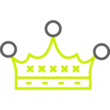 Taç simgesi, satır biçimi simgesi