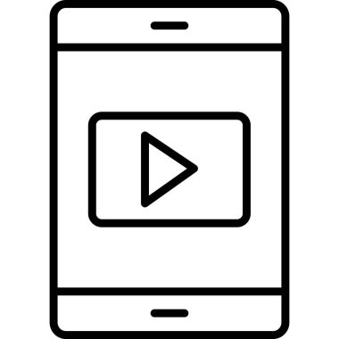 akıllı telefon simgesi vektör illüstrasyonu