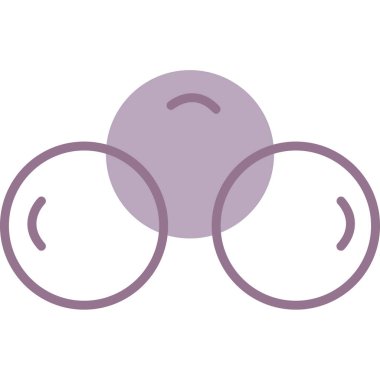 göz küresi renkli vektör simgesi