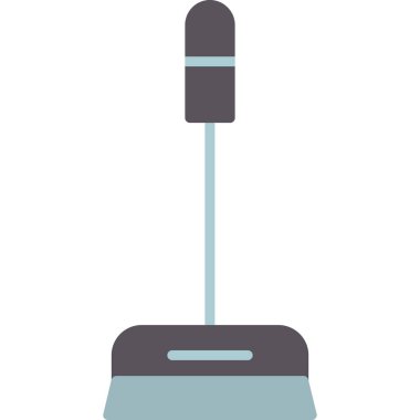 Düz biçimli temizleyici ekipman simgesi