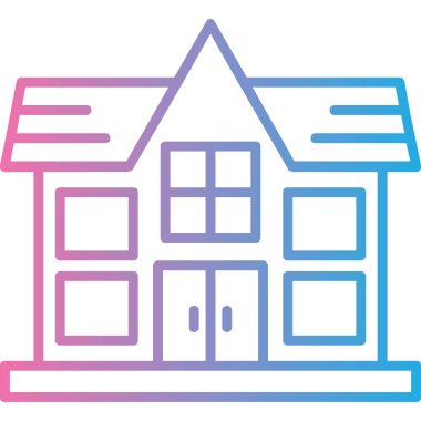 ev simgesi vektör illüstrasyonu