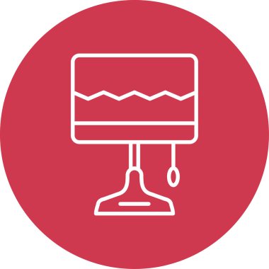 Modern simgenin vektör illüstrasyonu