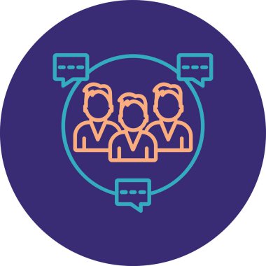 İnsan simgesinin vektör illüstrasyonu