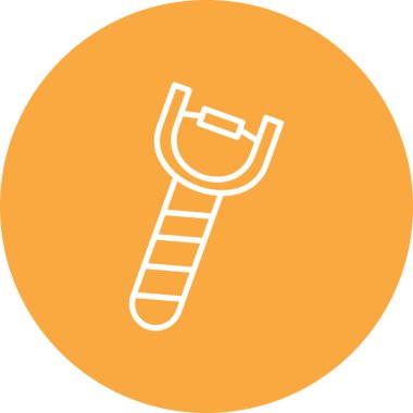 kürek simgesi vektör illüstrasyonu