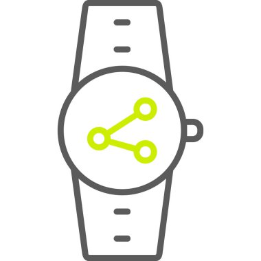 izle simge vektör illüstrasyonu