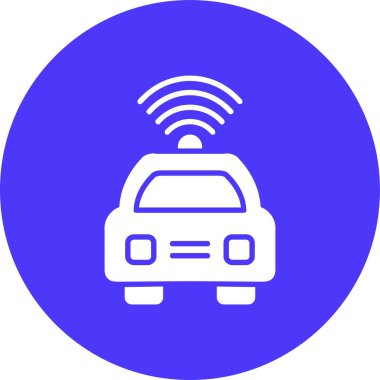 araba simgesi, vektör illüstrasyonu basit tasarım