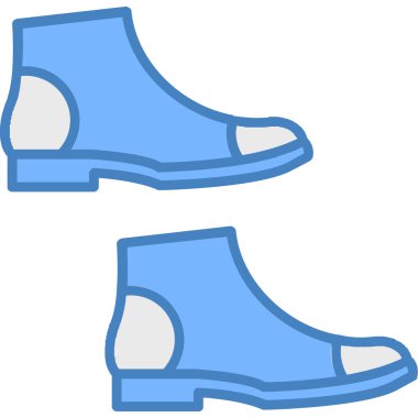 çift ayakkabı simgesinin vektör illüstrasyonu