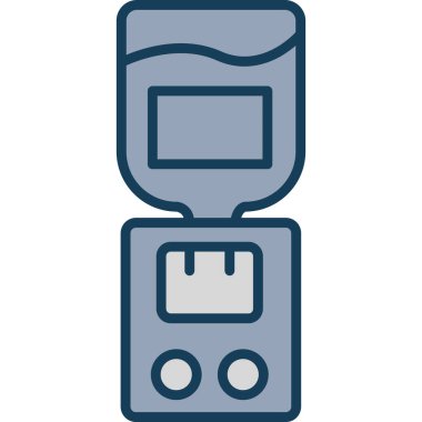 elektrik metre vektör simgesi