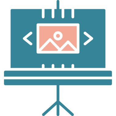 Bilgisayar simgesi. Basit resimleme