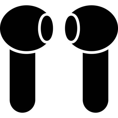 Beyaz arkaplanda iki vektör simgesi tasarımı