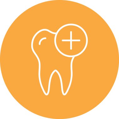 diş simgesi vektör illüstrasyonu