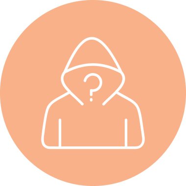 Hacker. Web simgesi basit illüstrasyon