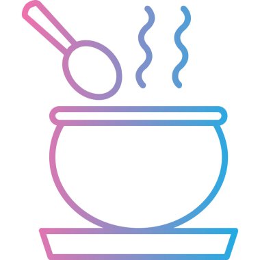 Gıda simgesinin vektör illüstrasyonu