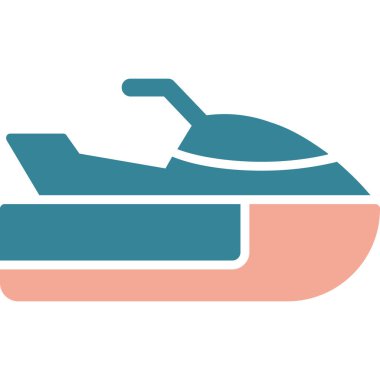 Tekne. Web simgesi basit illüstrasyon