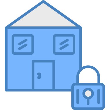 bina binası simgesi - taslak biçimi