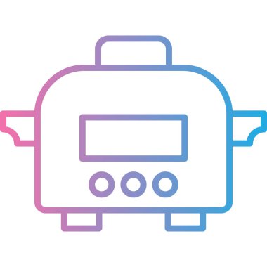 Mutfak. Web simgesi basit illüstrasyon