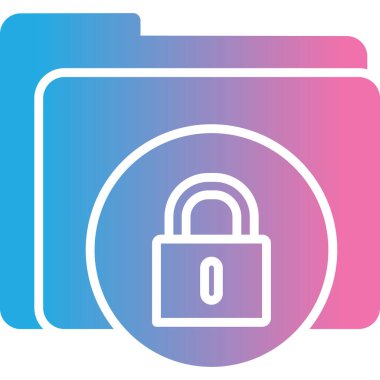 ikon vektör illüstrasyonunu kilitle