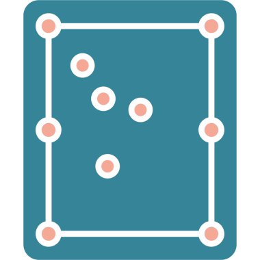 Bilardo topu vektör simgesi