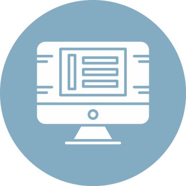 Web tarayıcı simgesi vektör illüstrasyonu