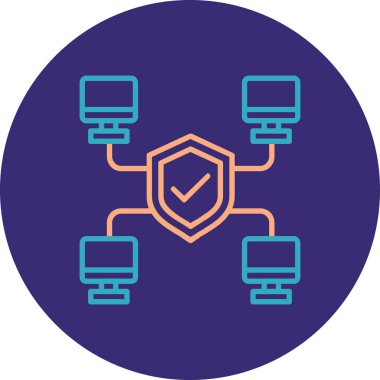 - İnternet. Web simgesi basit illüstrasyon