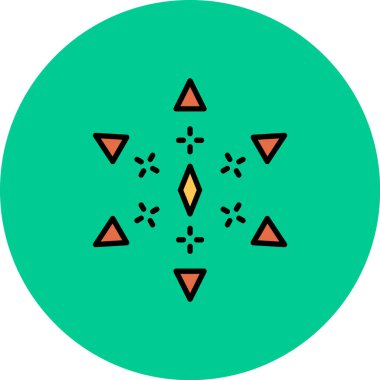 Yeni yıl için bir arkaplan vektör illüstrasyonu