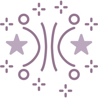 Yıldızlar. Web simgesi basit illüstrasyon