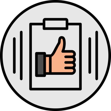 el simgesi vektör illüstrasyonu