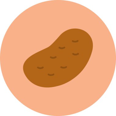 Bir patates vektör çizim
