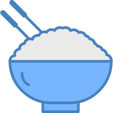 pirinç. Web simgesi basit illüstrasyon