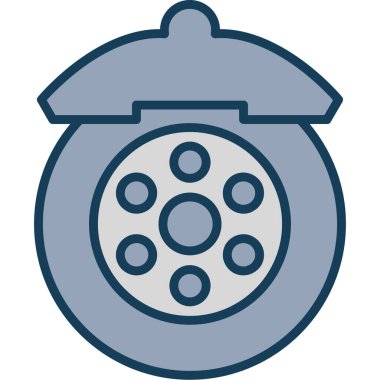 Araba tekerleği. Web simgesi basit tasarım