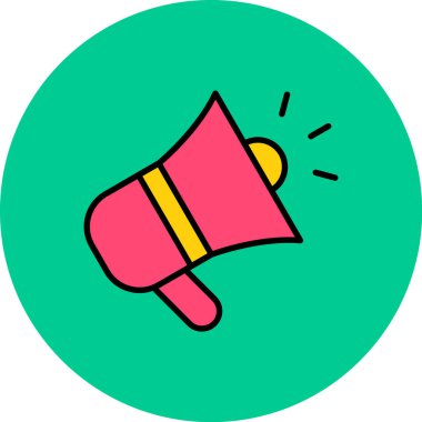 hoparlör vektör illüstrasyonu