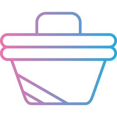 Sepet Simgesi vektör illüstrasyonu