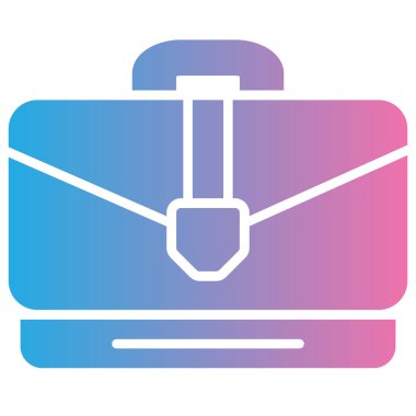 evrak çantası ikonu vektör illüstrasyonu