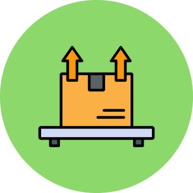 Çizgi film simgesinin vektör çizimi