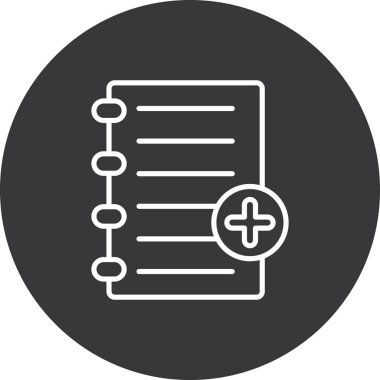 Dosya simgesinin vektör illüstrasyonu