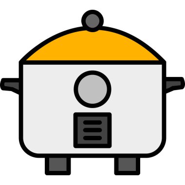 Gıda Web ikonu vektör illüstrasyonu