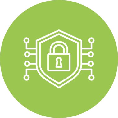 Modern b 'nin vektör illüstrasyonu simge kilidinden yoksun