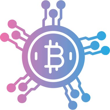 Engelleme zinciri. Web simgesi basit tasarım