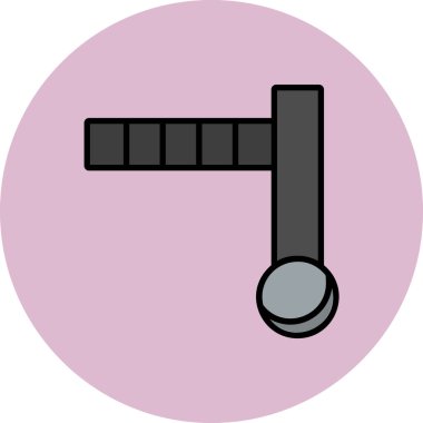 termometre simgesi vektör illüstrasyonu