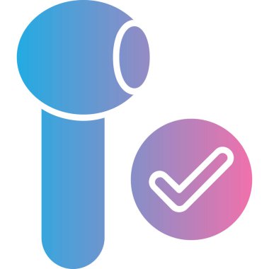 Bir harf simgesinin vektör illüstrasyonu